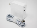 Powerwarehouse PWH-87WUSB-C 5V, 3A / 9V, 2A / 12V, 1.5A / 15V, 3A / 20V, 1.5A / 20V, 3A / 20V, 4.4A AC Adapter for Google Chromebook Ultra Pixel 2, Macbook 12" 2015