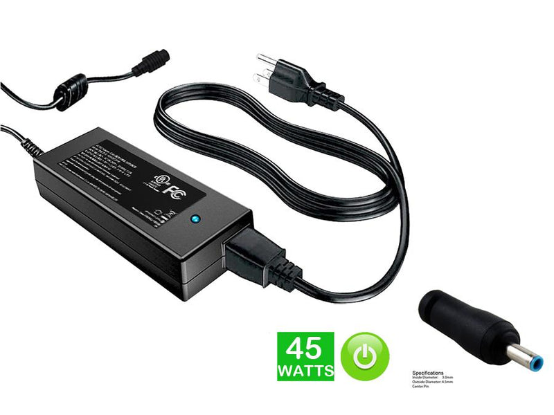 Powerwarehouse PWH-AC-1940135 19V, 40W AC Adapter for HP ENVY 13,  13-1000,  13-1100