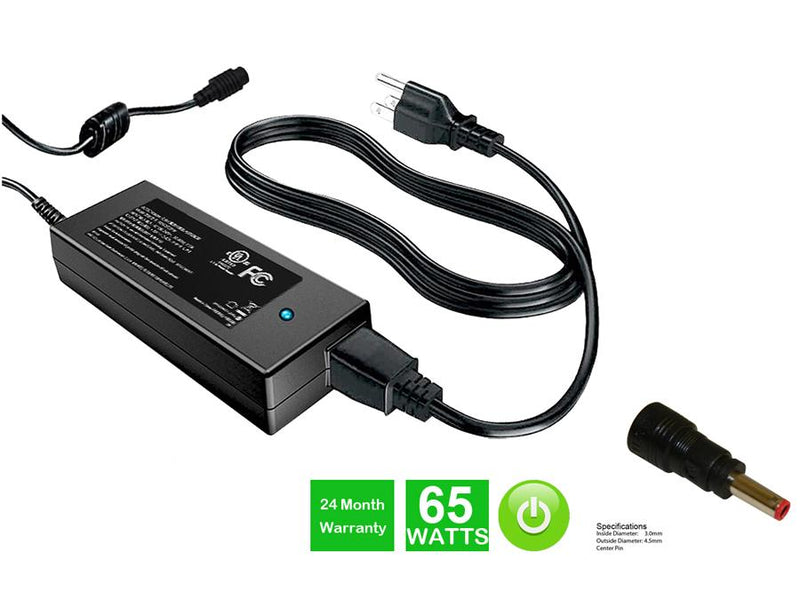 Powerwarehouse PWH-AC-1965138 19V, 65W AC Adapter for Dell Inspiron 3252, 3655, 5459, 558