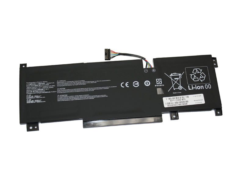 Powerwarehouse PWH-BTY-M492 3-cell 11.4V, 4700mah Li-Ion Internal Notebook Battery for MSI SWORD 15 A11U PULSE GL66