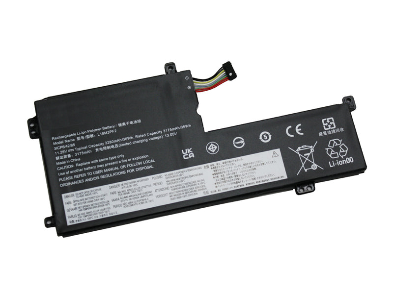 Powerwarehouse PWH-L18M3PF2 3 Cell Li-Ion Notebook battery for LENOVO IDEAPAD L3-15IML05, L3-15ITL6 , L340-15API, L340-15API TOUCH, L340-15IRH GAMING, L340-15IWL, L340-15IWL TOUCH, L340-17API, L340-17IWL, V140-15IWL, V155-15API, V340-17IWL