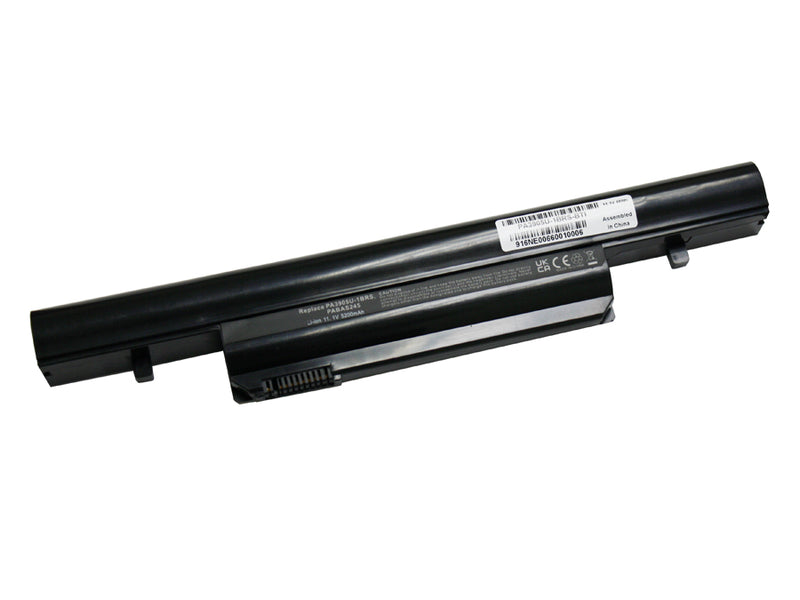 Powerwarehouse PWH-PA3905U-1BRS 6 Cell Li-Ion Notebook battery for Toshiba SATELLITE PRO R850, SATELLITE R850, TECRA R850, TECRA 950