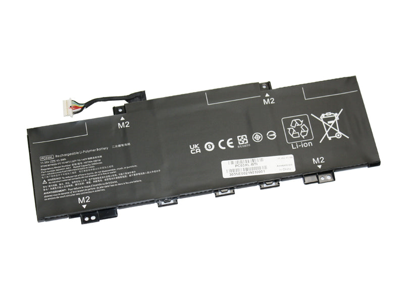 Powerwarehouse PWH-PC03XL 3-cell 11.55V, 3560mah Li-Ion Internal Notebook Battery for HP PAVILION X360 15-ER