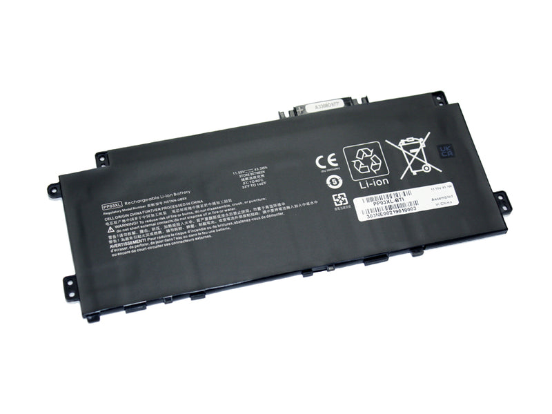 Powerwarehouse PWH-PP03XL 3-cell 11.55V, 3560mah Li-Ion Internal Notebook Battery for HP PAVILION X360 14-dw
