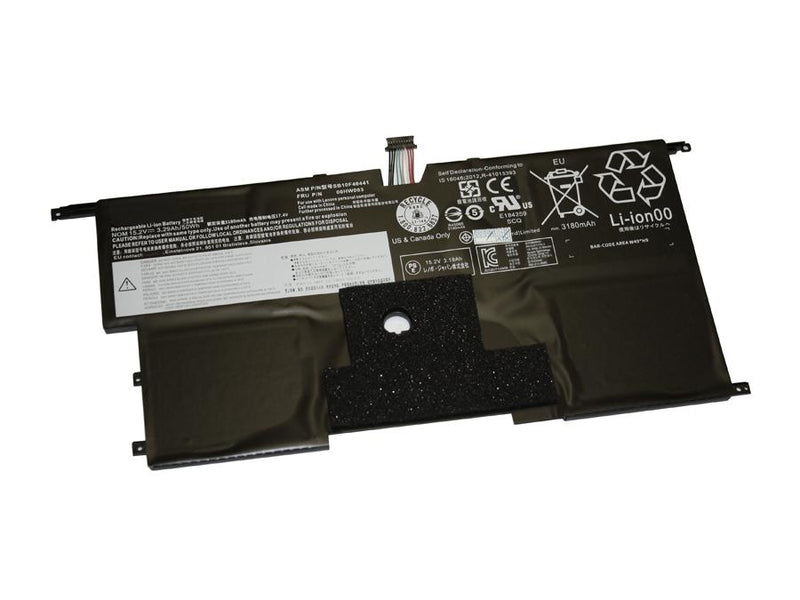 Powerwarehouse PWH-00HW003 4-cell 15.2V, 3355mAh Li-Polymer Internal Notebook Battery for LENOVO Thinkpad X1 Carbon 3rd Gen