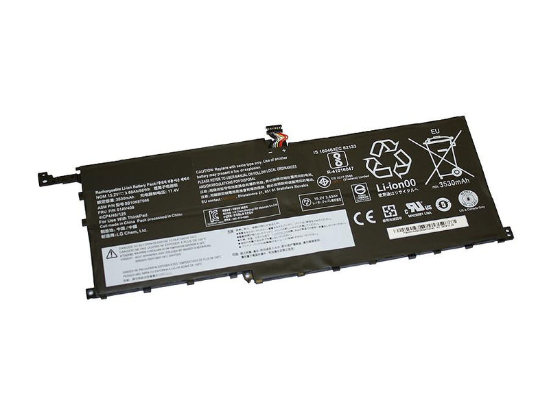 Powerwarehouse PWH-00HW028 4-cell 15.2V, 3290mAh Li-Polymer Internal Notebook Battery for LENOVO Thinkpad X1 Carbon 4th Gen