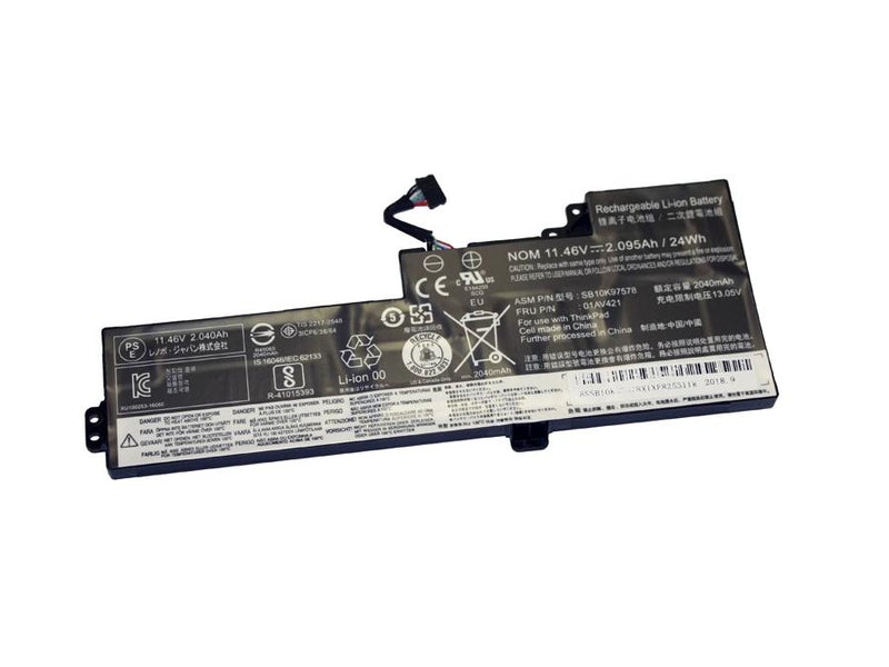 Powerwarehouse PWH-01AV421 3-cell 11.46V, 2094mAh LiPolymer Internal Notebook Battery for LENOVO Lenovo Thinkpad T470, T480, A475, A485
