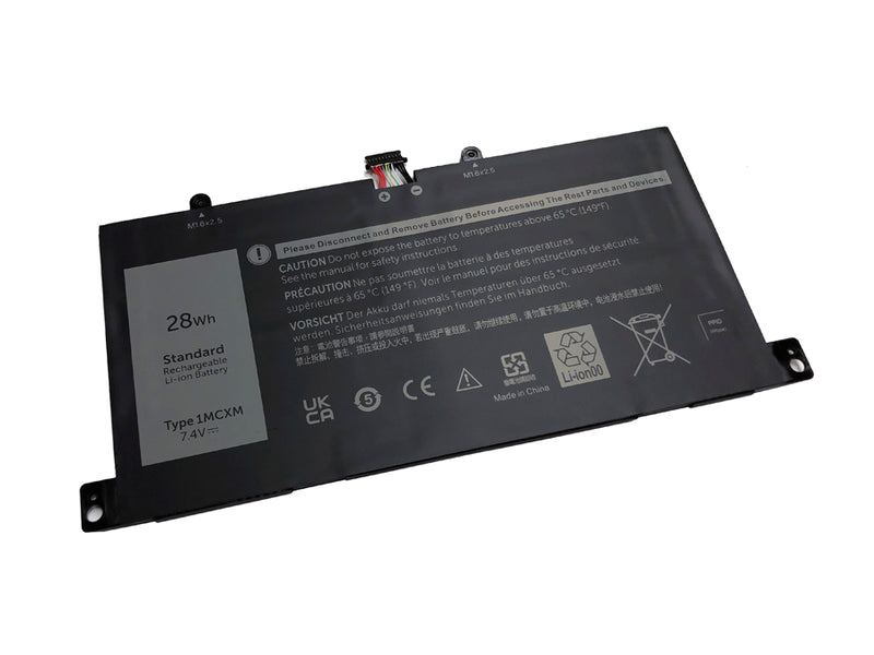 Powerwarehouse PWH-1MCXM 7.4V, 3783mah Li-Ion Internal Notebook Battery for Dell Latitude 5175 5179 Keyboard