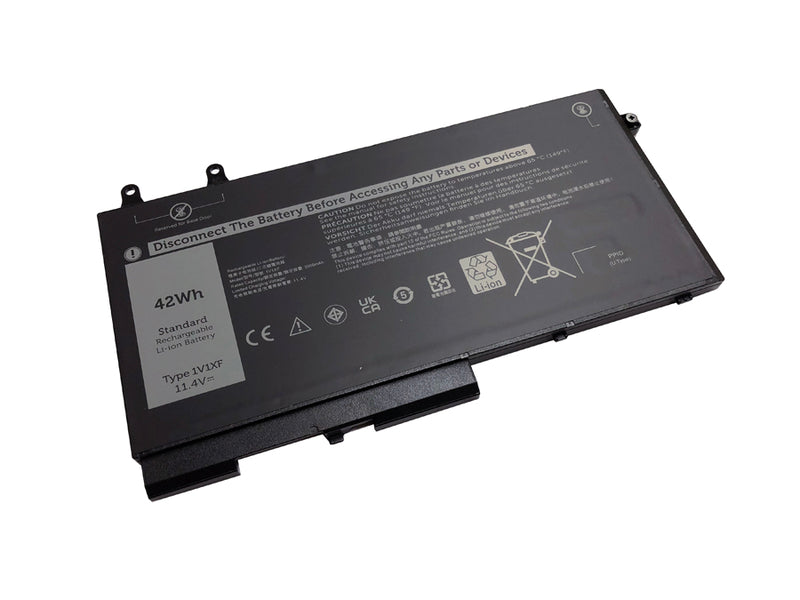 Powerwarehouse PWH-1V1XF 11.4V, 3684mah Li-Ion Internal Notebook Battery for Dell Latitude 5500, 5501, 5401, 5400, 5411, 5410