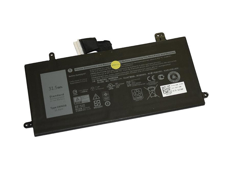 Powerwarehouse PWH-1WND8 3-cell 11.4V, 2622mAh Li-Ion Internal Notebook Battery for DELL Latitude 5285, 5290