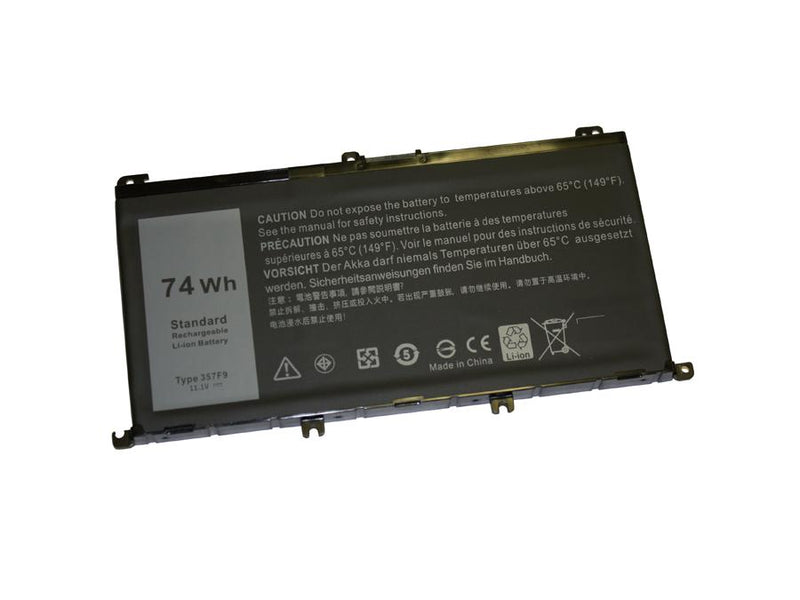 Powerwarehouse PWH-357F9 6-cell 11.1V, 6666mAh LiPolymer Internal Notebook Battery for DELL Dell Inspiron 7566, 7567, 7557, 5576, 5577, 7559