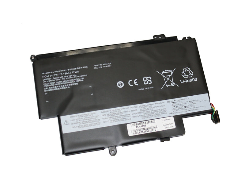 Powerwarehouse PWH-45N1706 4-cell 14.8V, 3180mah LiIon Internal Notebook Battery for Lenovo Thinkpad S1 Yoga