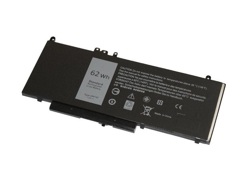 Powerwarehouse PWH-6MT4T 4-cell 7.6V, 8157mAh LiPolymer Notebook Battery for DELL Latitude E5470, E5570