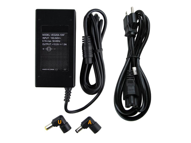Powerwarehouse PWH-AC-1020XXX 10V, 20W AC Adapter for Sony Vaio P Lifestyle  PC; Asus EEE PC 5",  7" Models only