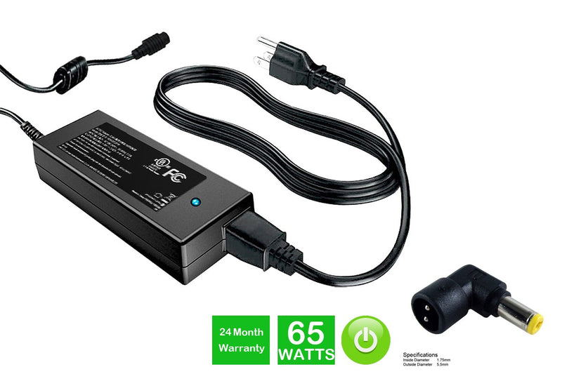 Powerwarehouse PWH-AC-1965111 19V, 65W AC Adapter for AC Adapter w/ C111 tip for various OEM notebook models