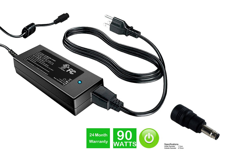 Powerwarehouse PWH-AC-1990120 19V, 90W AC Adapter for AC Adapter w/ C120 tip for various OEM notebook models