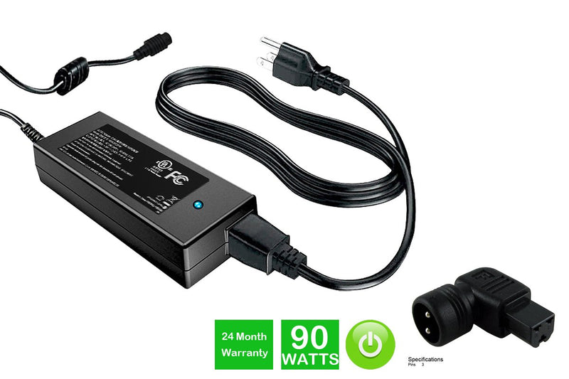 Powerwarehouse PWH-AC-2090118 20V, 90W AC Adapter for AC Adapter w/ C118 tip for various OEM notebook models