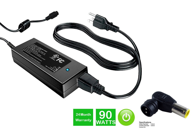 Powerwarehouse PWH-AC-2090121 20V, 90W AC Adapter for AC Adapter w/ C121 tip for various OEM notebook models