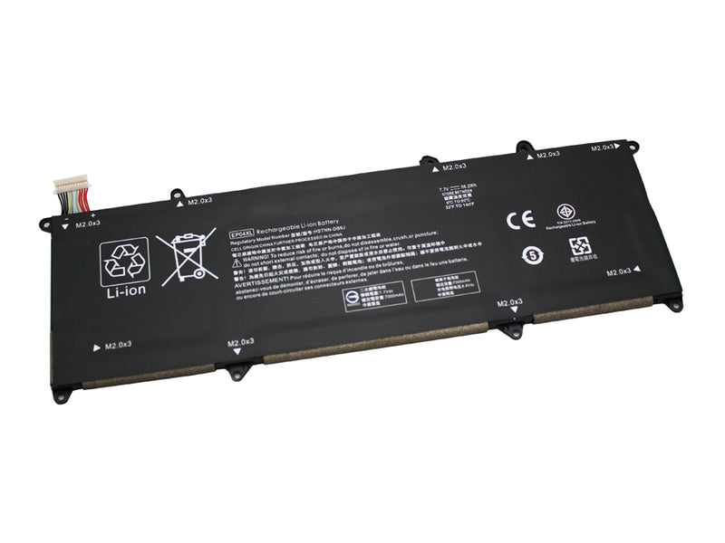 Powerwarehouse PWH-EP04XL 4-cell 7.7V, 7000mah LiIon Internal Notebook Battery for HP Dragonfly G2, Dragonfly Max