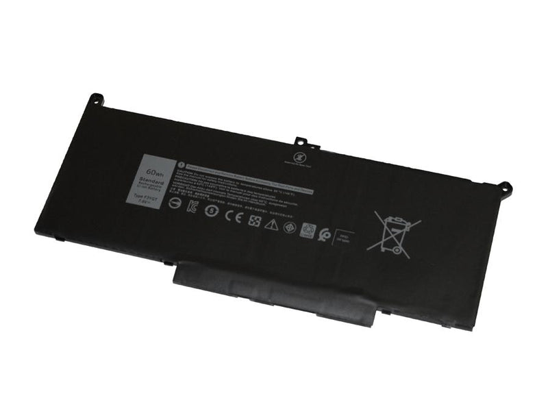 Powerwarehouse PWH-F3YGT 4-cell 7.6V, 7894mAh LiPolymer Notebook Battery for DELL Latitude 7280, 7480