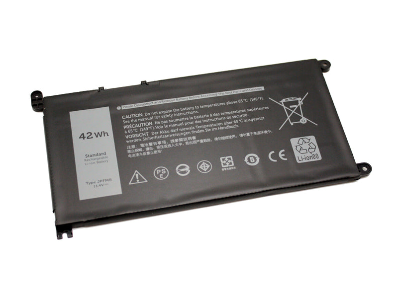 Powerwarehouse PWH-JPFMR 3-cell 11.4V, 3684mah Li-Ion Notebook Battery for Dell Chromebook 3400, 3100, 3100 2-in-1, 5488, 5493, 5593