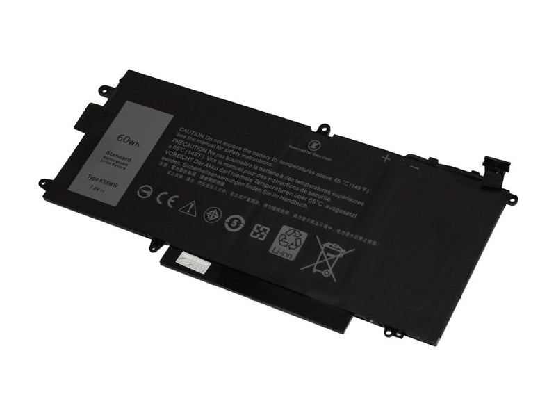 Powerwarehouse PWH-K5XWW 4-cell 7.6V, 7894mAh LiPolymer Notebook Battery for DELL Latitude 5289, 5289 2 in 1