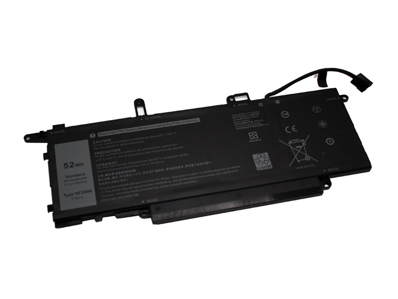 Powerwarehouse PWH-NF2MW 4-Cell 7.6V, 6500mah LiIon Internal Notebook Battery for Dell Latitude 7400 2-IN-1, 9410 2-IN-1
