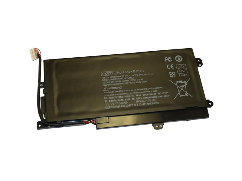 Powerwarehouse PWH-PX03XL 3-cell 11.1v,4350mAh Li-Ion Internal Notebook Battery for HP HP Envy Sleekbook Laptops, Specific models of HP Envy M6-K Laptops