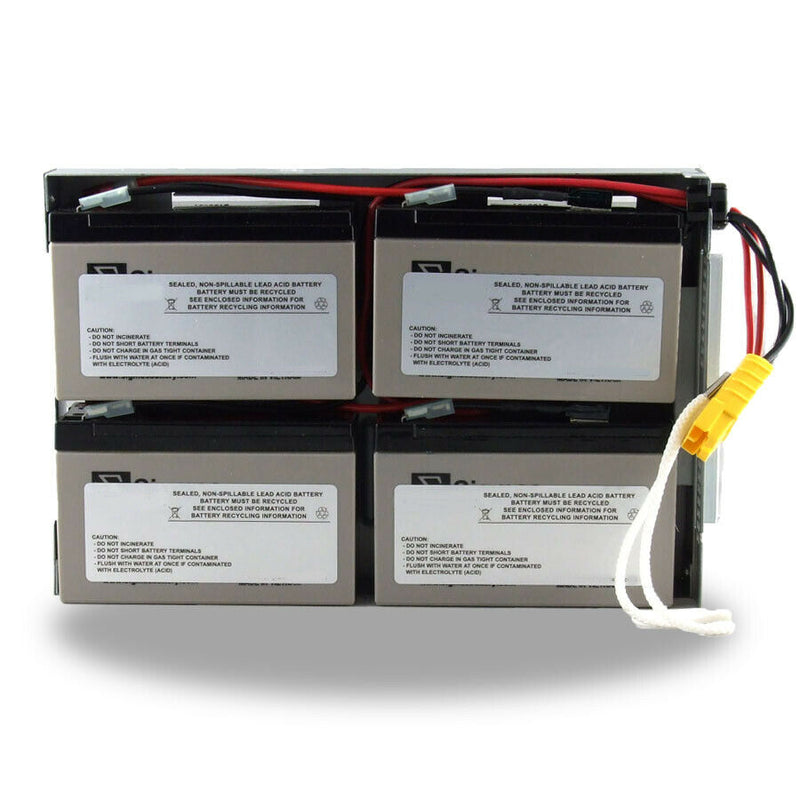 Powerwarehouse RBC24-PWH 12V 7AH (4) Lead Acid Battery compatible with DLA1500RM2U SU1400R2BX120