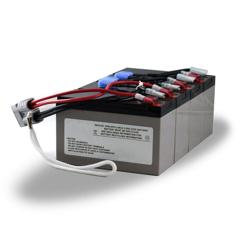 Powerwarehouse RBC25-PWH 12V 7.5AH (4) Lead Acid Battery compatible with SU1400RMXL3U SU1400RMXLB3U