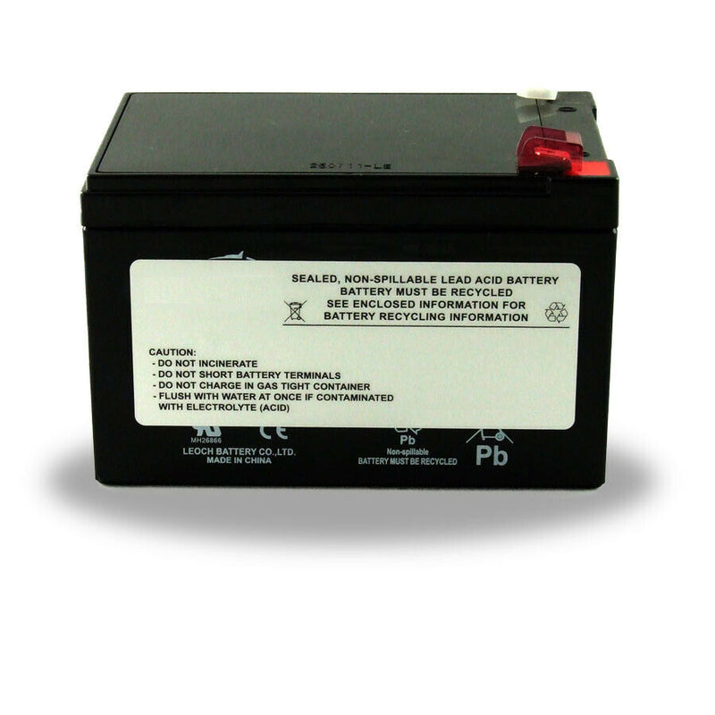 Powerwarehouse RBC4-PWH 12V 12AH Lead Acid Battery compatible with BE750BB BK650MI BK650X06 BP650SUS SU620NET