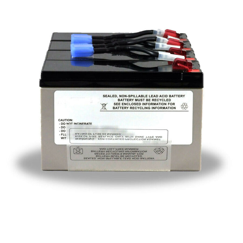 Powerwarehouse RBC8-PWH 12V 7.2AH (4) Lead Acid Battery compatible with SU1400RM SU1400RMBX120 SU1400RMX176