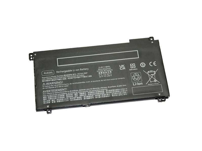Powerwarehouse PWH-RU03XL 3-cell 11.4V, 4212mah Li-Ion Internal Battery for HP Probook X360 440 G1