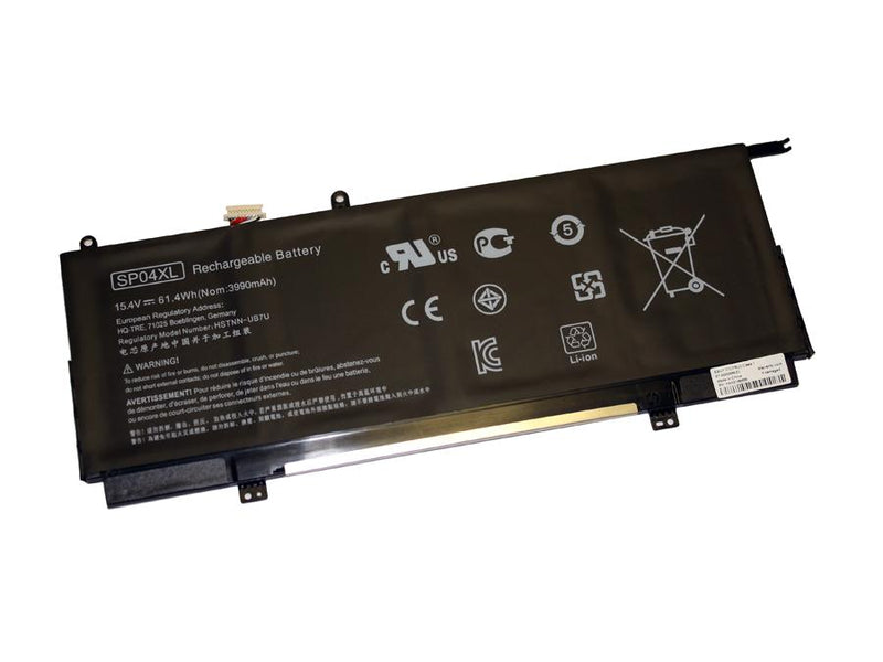 Powerwarehouse PWH-SP04XL 4-cell 15.4V, 3990mAh LiPolymer Internal Notebook Battery for HP HP Spectre X360 13-AP