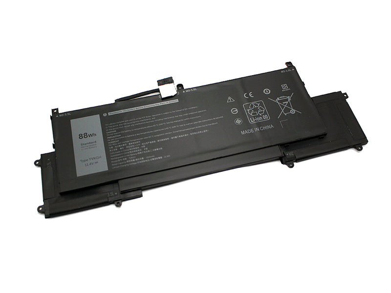 Powerewarehouse PWH-TVKGH 6-cell 11.4V, 7334mah Li-Ion Notebook Battery for Dell Latitude 9510 2-in-1