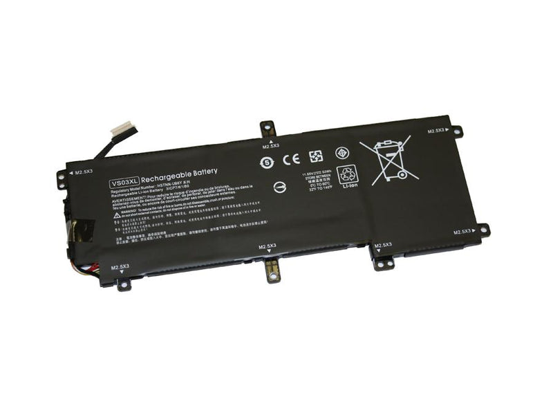 Powerwarehouse PWH-VS03XL 3-cell 11.55V, 4502mAh LiPolymer Internal Notebook Battery for HP HP Envy 15-AS