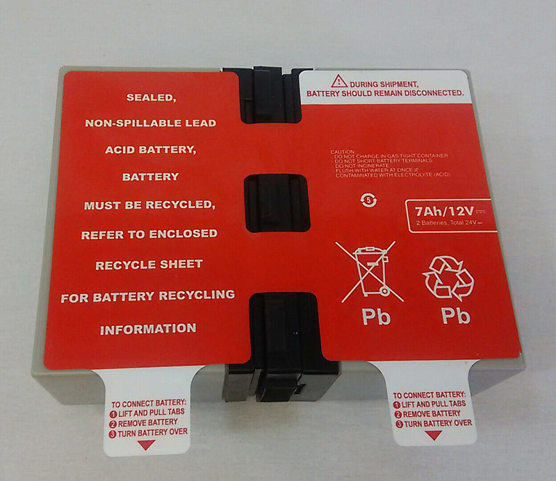 Powerwarehouse APCRBC123-PWH 12V 7.2AH (2) Lead Acid Battery compatible with SMT750RMI2U BX1000G-CA BX1300G